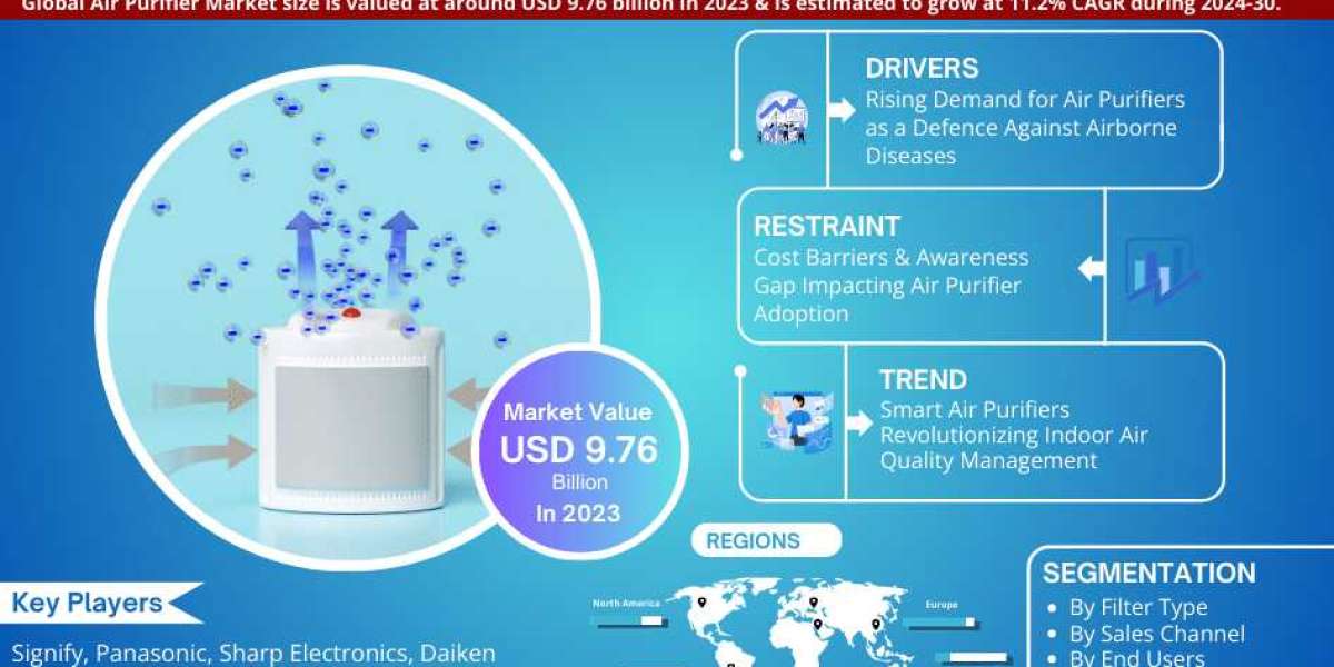 Air Purifier Market Share, Growth, Trends Analysis, Business Opportunities and Forecast 2030: Markntel Advisors