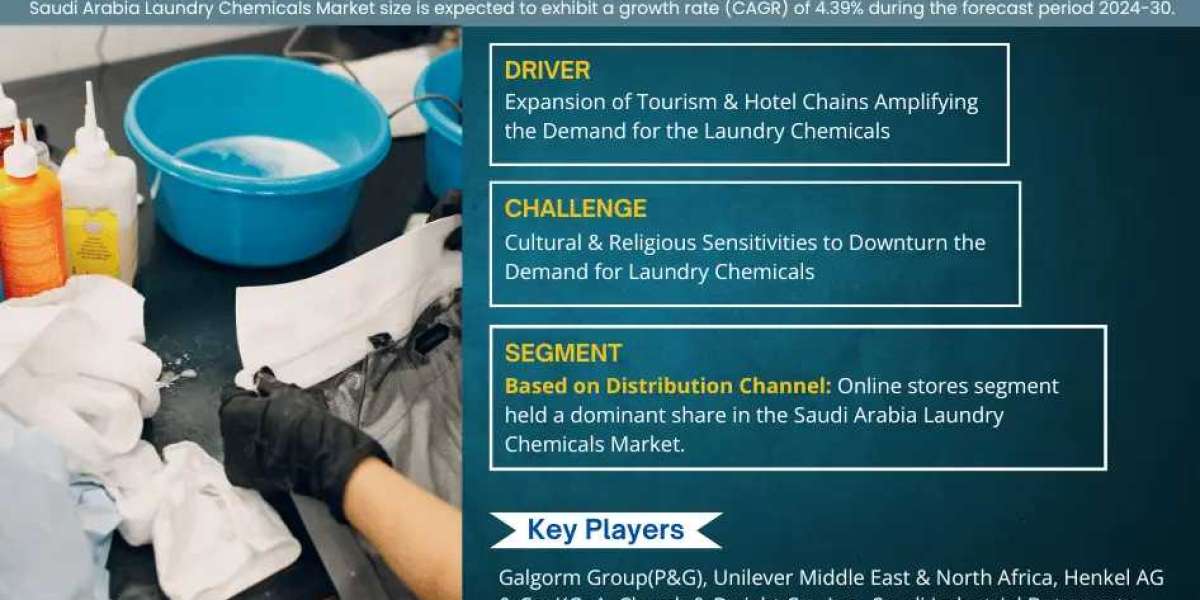 Saudi Arabia Laundry Chemicals Market: Strategies for Sustaining 4.39% CAGR Forecast (2024-30)
