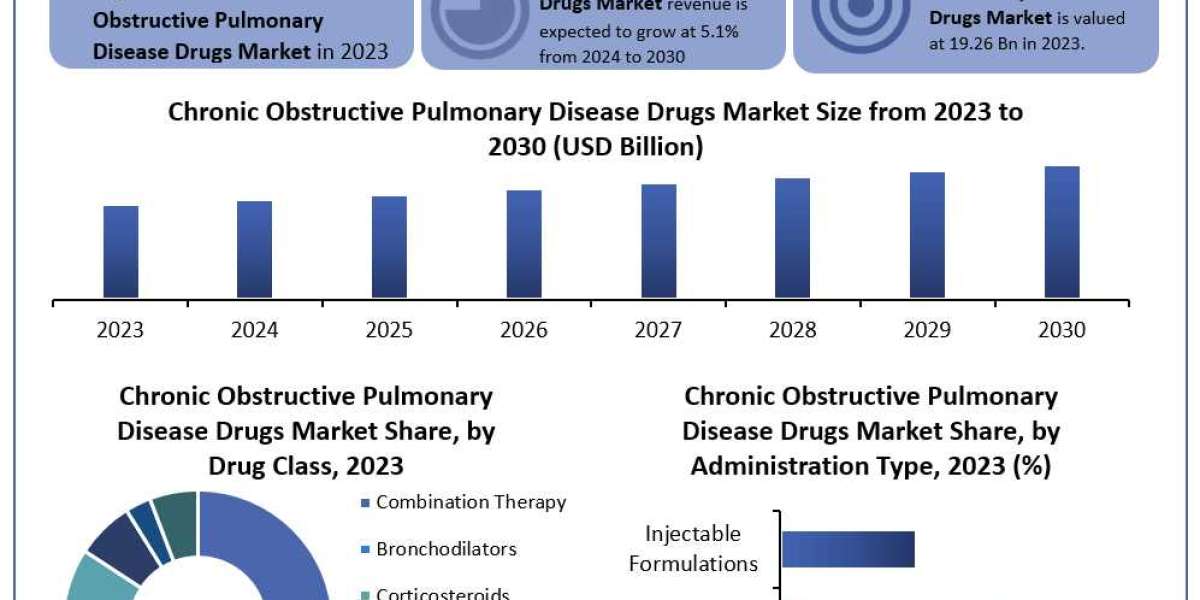 Global COPD Drugs Market to Witness Expansion Due to Technological Advancements in Drug Delivery Systems from 2024-2030