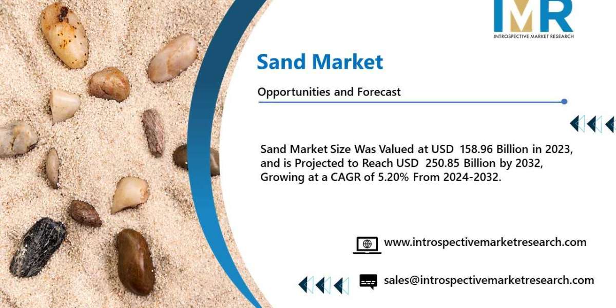 Global Sand Market CAGR Of 5.20%, Leading Companies, Business Developments And Forecast 2032