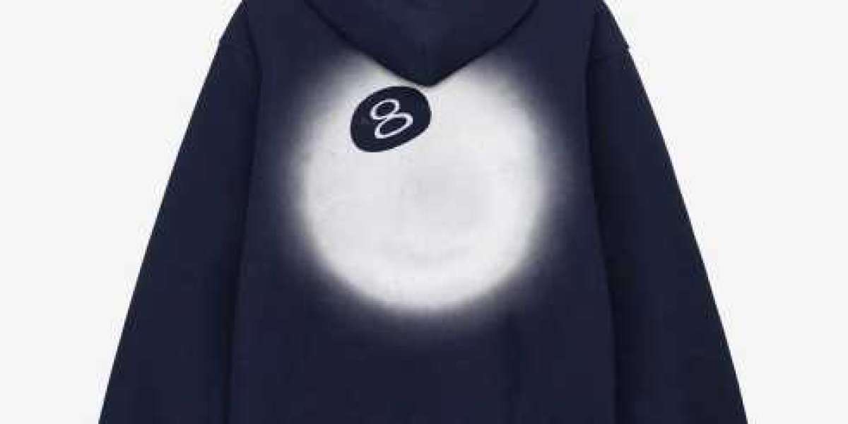 Stussy 8 BALL FADE HOODIE – BLUE