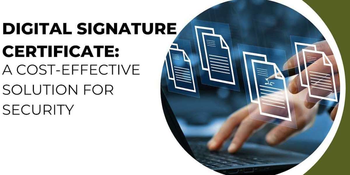 Digital Signature Certificate: A Cost-Effective Solution for Security